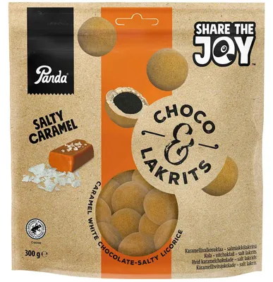 Productafbeelding van Panda Choco & Lakritz Zoute Caramel, 300g