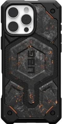 Image de Étui pour téléphone portable iPhone 16 Pro Max, Urban Armor Gear Monarch Pro Mag avec MagSafe, noir-orange