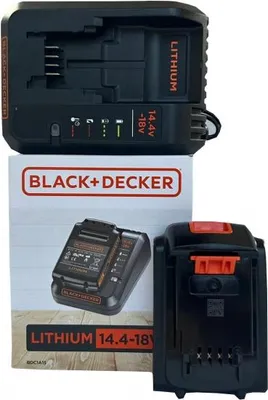 Produktbild von Black & Decker BDC1A15, Akku, Lithium-Ion (Li-Ion), 1,5 Ah, 18 V, Schwarz, 1 Stück(e)