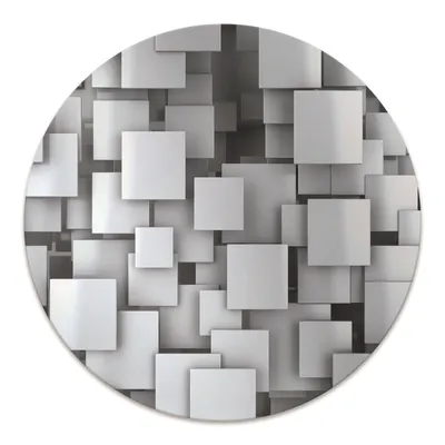 Produktbild von Rundmatte - Stuhlunterlage Bürostuhlunterlage - Rund Ø 100 cm - Bodenmatte - Fußmatte - Grau
