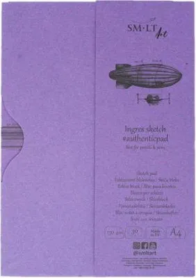 Produktbild von SMLT Zeichenpapiermappe Ingres A4 130gr 30 Blatt kreativ