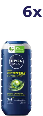 Produktbild von 6x Nivea Men Energy Shower Gel 250ml