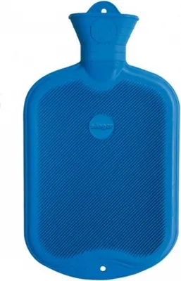 Produktbild von Wärmflasche Lamelle einseitig 2,0 L blau