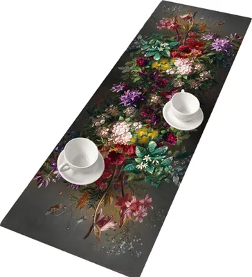 Produktbild von Bertoni Tischläufer, Filz, 95x33cm, Druckmuster Blumenstrauß