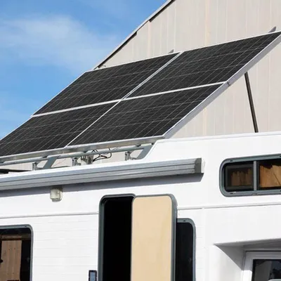 Obrázok produktu pre Solárny panel 120 W – 12 V, fotovoltaický panel s ľahkou hliníkovou konštrukciou – vhodný pre karavany