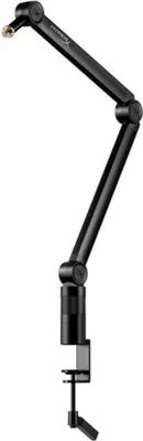 Zdjęcie produktu dla Caster, Uchwyt, HP, Czarny, Chiny, 1,8 kg, Caster Microphone and Camera Arm, C-Clamp for desktop mount, 3/8in. to 1/4in. Adapter, 3/8in. to...