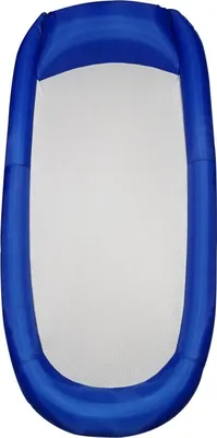Produktbild von Best Sporting MO64595 - Wasserhängematte Mesh Mat - Aufblasbare Luftmatratze mit Netzboden, Lounge - Blau-Weiß