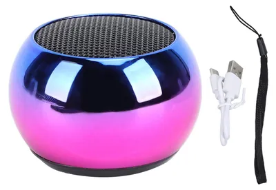 Produktbild von Mini-Lautsprecher BT, laute Lautstärke, Stereo-Sound, kabellos, 300 mAh, tragbar, klein, für den Außenbereich, mehrfarbig