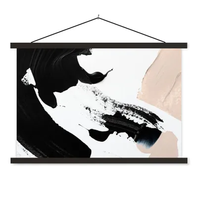 Produktbild von MuchoWow® Textilposter Farbe - Design - Abstrakt 150x100 cm mit schwarzem Rahmen - Schlafzimmer