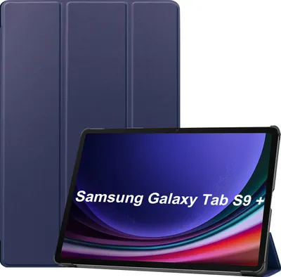 Immagine prodotto di Cover protettiva per Samsung Tab S9+ Plus 2023 SM-X810 SM-X816B SM-X818U 12.4 pollici Custodia sottile con funzione stand e funzione sleep/wake automatico
