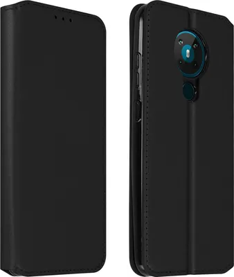 Produktbild von Avizar, Kunstleder Cover Classic Edition für Nokia 5.3, Schwarz