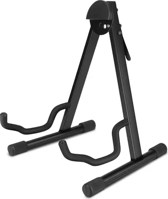 Image de Support réglable et pliable pour violoncelles et guitares - support avec rembourrage en mousse