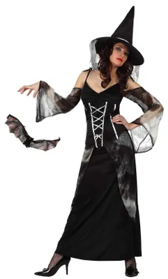 Imagen del producto de Disfraz para adultos, bruja para fiestas, talla M/L