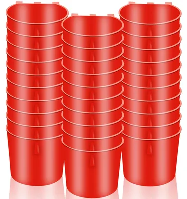 Immagine prodotto di MdakeGo, 30 pezzi di abbeveratoi per polli, capacità 237 ml, adatti per gabbie
