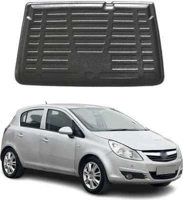 Image de Bac de coffre pour Opel Corsa D 2006-2014 5 portes caoutchouc TPE noir