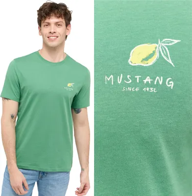 Produktbild von MUSTANG Herren, T-Shirt AUSTIN, S, Grün, sport, tshirt, shirt
