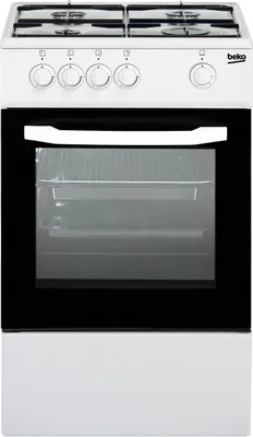 Image de Beko CSG42001FW Cuisinière Cuisinière indépendante à gaz blanc