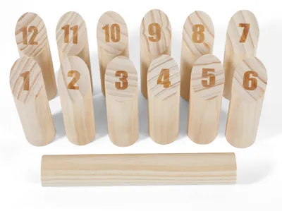 Obrázek produktu pro TolleTour Kubb házecí hra Viking game hra na louce dřevěná hra na trávníku šachy házecí hra zahradní sport (1 sada)