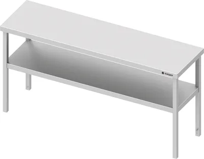 Produktbild von Aufsatzbord mit zwei Etagen, 700x400x700 mm, verschweißt