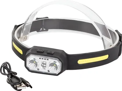 Image de Verk 08380 Lampe frontale LED COB, détecteur de mouvement, IPX6