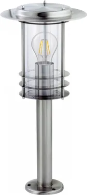 Produktbild von Grafner XL Edelstahl Wegeleuchte mit E27 Fassung, Höhe: 80 cm, Wegleuchte Weglampe Gartenlampe Gartenleuchte Standlampe Außenstandleuchte Pollerleuchte