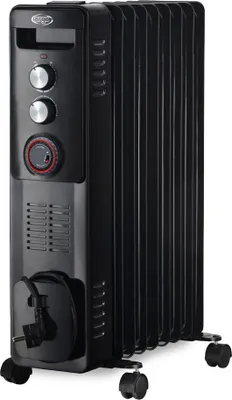 Zdjęcie produktu dla Argoclima WARM BLACK TT 9, Podgrzewacz elektryczny pomieszczeń na olej, 24 h, Wewnętrzna, Podłoga, Biały, Obrotowy