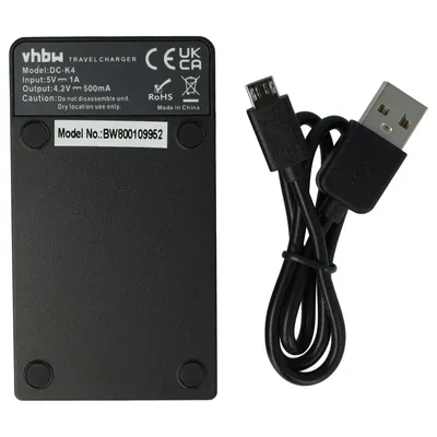 Produktbild von vhbw USB-C Ladegerät kompatibel mit Medion MD86423 Kamera - Ladeschale + USB-C Kabel Ladeanzeige