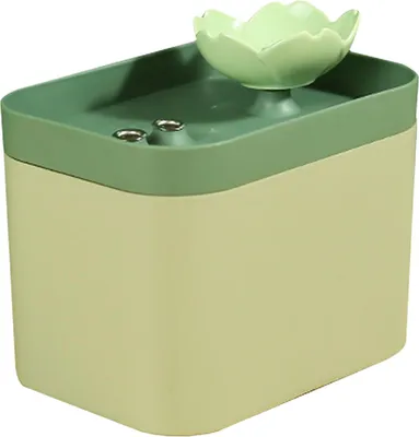 Produktbild von Haustierwasserspender Automatische Zirkulationsflussfilterung Stille Brunnen für Katzen Hunde USB -Schnittstelle Grün Grün