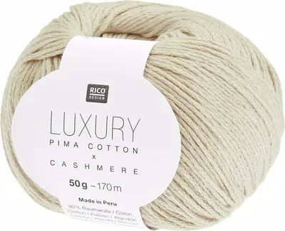 Produktbild von Rico - Luxury Pima Baumwolle x Cashmere 0001 sand
