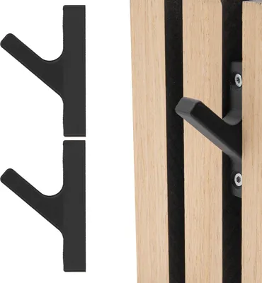 Produktbild von 2x Garderobenhaken Akustikpaneele Kleiderhaken Wandhaken Haken Universal Halter
