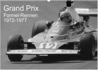 Produktbild von Grand Prix - Formel-Rennen 1972-1977 (Wandkalender 2025 DIN A2 quer), CALVENDO Monatskalender