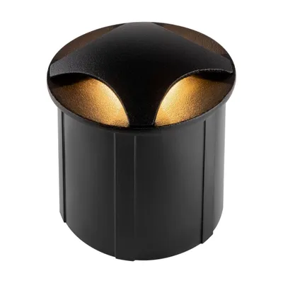 Image de Lampe de sol LED, aluminium, noir, IP65, D 6,2 cm
