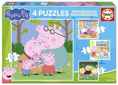 Productafbeelding van Puzzel 4-in-1 Peppa Pig 113785