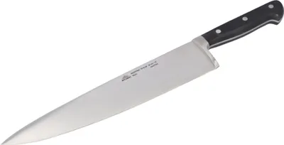 Produktbild von STUBAI hochwertiges breites Kochmesser geschmiedet | 300 mm | Küchenmesser aus Edelstahl für Schneiden von Fleisch, Geflügel, Gemüse, Obst & Lebensmitteln, spülmaschinenfest, schwarzer Griff