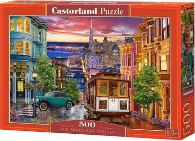 Produktbild von Castorland San Francisco Trolley, Puzzle 500 Teile