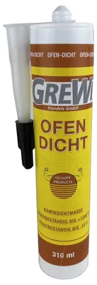 Produktbild von Grewi Ofen-Dicht 310ml,Hochtemperaturbeständige Abdichtung für feuerfeste Steine und Heizanlagen