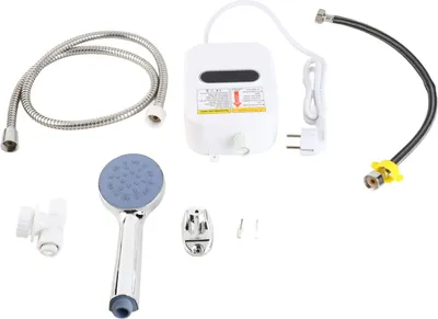 Produktbild von Kleiner sofortiger elektrischer Warmwasserbereiter LCD -Temperaturanzeige IPX4 Schnellheizungsdusche Gerät Set