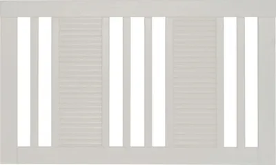 Produktbild von Vorgartenzaun Konsta Fenris 180 x 90 cm cremeweiß