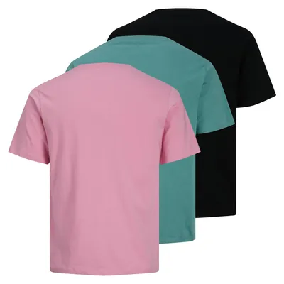 Produktbild von 3er Pack JACK & JONES Herren T-Shirts Brandon Tee Crew Neck