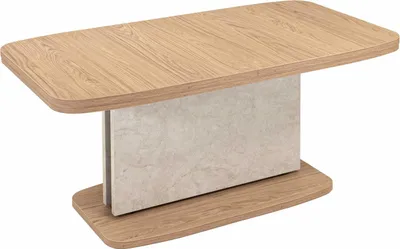 Produktbild von Couchtisch höhenverstellbar ausziehbar Cora 110x53x63 Eiche/Sandstein