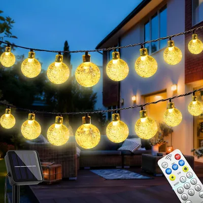 Produktbild von LED Solarleuchten,Garten KuLED Solarleuchten,Garten Kugel Lichterkette,Außen Solar Gartenleuchtegel Lichterkette,Außen Solar Gartenleuchte