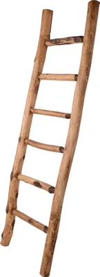 Produktbild von UNUS® Dekoleiter Holzleiter Leiter Handtuchhalter 150cm 6 Stufen old look