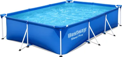 Produktbild von Bestway Steel Pro 3.00m x 2.01m x 66cm, Blau, 3300 l, Gerahmter Pool, Blau, 20,7 kg