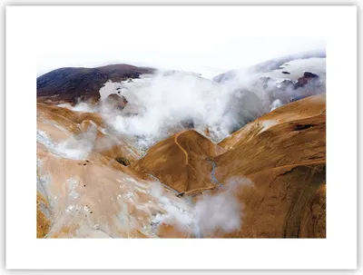 Produktbild von Poster - Poster ohne Rahmen - Berge Wolken Landschaft - 40x30 cm - Wand Bild - Wanddeko - Wandbilder - Kunstposter - Wandposter - Bilder - Kunstdruck - Wanddekoration - Wandbild - P2XAA40x30-4711