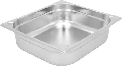 Produktbild von TECHNICA Behälter GN 2/3 100 mm aus Edelstahl | Gastro Container stapelbar | Edelstahlwanne Küche | Hitzebeständig -40 °C bis 300 °C | Gastronorm