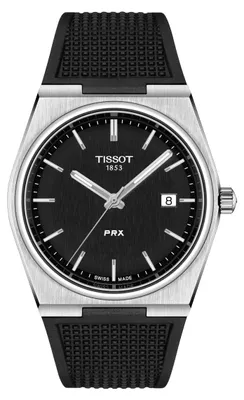 Image de Montre pour homme Tissot PRX, diamètre 40 mm, référence 137.410.17.051.00, couleur noire