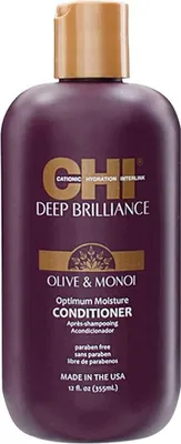 Produktbild von CHI Deep Brilliance Olive & Monoi Optimum Moisture Conditioner Spülung für feuchtigkeitsspendendes Haar 946 ml
