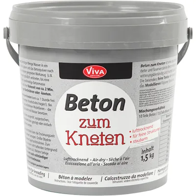 Produktbild von Viva Decor Viva Decor Knetbeton 1500 gr Grau