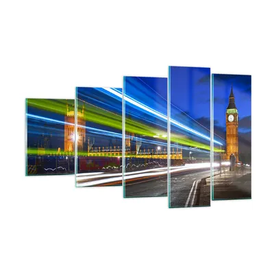 Produktbild von Bilder auf glas - London Parlamentsgebäude Big ben - 100x60cm - Glasbilder - Wandbilder - Kunstdruck - zum Aufhängen bereit - Wanddekoration aus Glas - Glas Bilder - Wandbild auf Glas - GEG100x60-1446