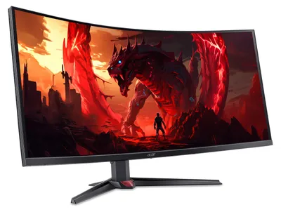 Produktbild von Acer Nitro XZ3 Nitro XZ403CKR XZ Gaming-LCD-Monitor, 100,8 cm (39.7"), 5120 x 2160 Pixel, WUHD, LED, 0,5 ms, Schwarz